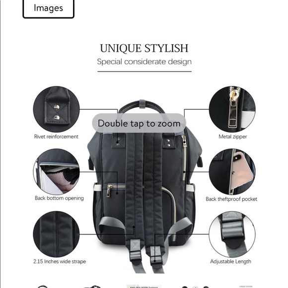 Land End Diaper bag - Picture 3 of 8